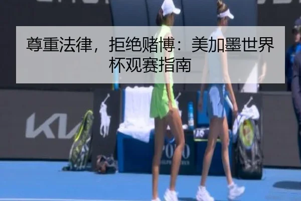 尊重法律，拒绝赌博：美加墨世界杯观赛指南